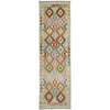 Handmade Multi Kilim Geometric 10' Runner