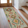Handmade Multi Kilim Geometric 6' Runner