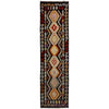 Handmade Multi Kilim Geometric 10' Runner