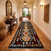 Handmade Multi Kilim Geometric 10' Runner