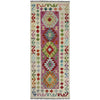 Handmade Multi Kilim Geometric 6' Runner