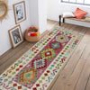 Handmade Multi Kilim Geometric 6' Runner
