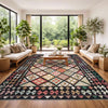 Handmade Multi Kilim Geometric 7x10 ft
