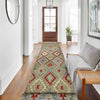 Handmade Multi Kilim Geometric 13' Runner