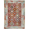Handmade Multi Kilim Geometric 7x10 ft