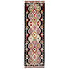 Handmade Multi Kilim Geometric 10' Runner
