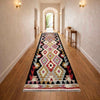 Handmade Multi Kilim Geometric 10' Runner
