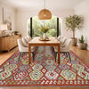 Handmade Multi Kilim Geometric 7x10 ft