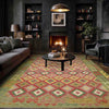 Handmade Multi Kilim Geometric 7x10 ft
