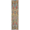 Handmade Multi Kilim Geometric 13' Runner