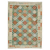 Handmade Multi Kilim Geometric 7x10 ft