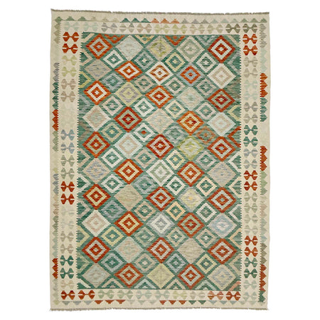 Handmade Multi Kilim Geometric 7x10 ft