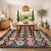Handmade Multi Kilim Geometric 7x10 ft