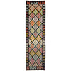 Handmade Multi Kilim Geometric 10' Runner
