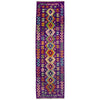 Handmade Multi Kilim Geometric 8' Runner