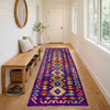 Handmade Multi Kilim Geometric 8' Runner