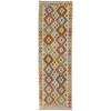 Handmade Multi Kilim Geometric 10' Runner