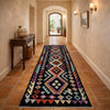 Handmade Multi Kilim Geometric 10' Runner
