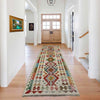 Handmade Multi Kilim Geometric 10' Runner