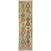 Handmade Multi Kilim Geometric 10' Runner