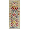 Handmade Multi Kilim Geometric 6' Runner