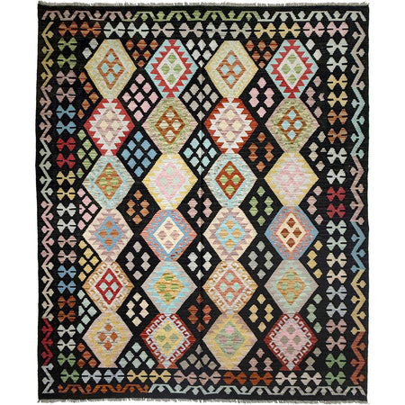 Handmade Multi Kilim Geometric 7x10 ft