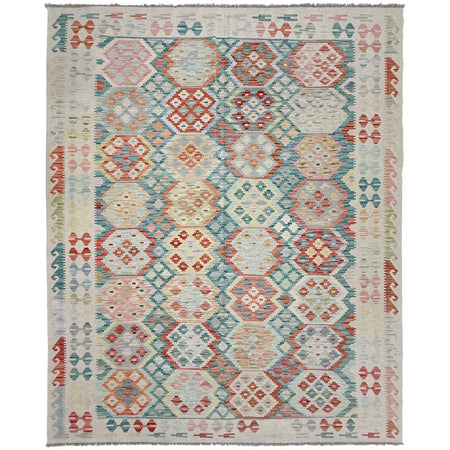 Handmade Multi Kilim Geometric 7x10 ft