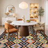 Handmade Multi Kilim Geometric 7x10 ft