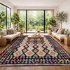Handmade Multi Kilim Geometric 7x10 ft