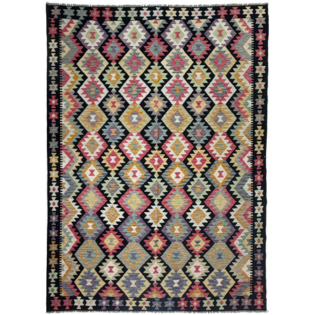 Handmade Multi Kilim Geometric 7x10 ft