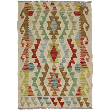 Handmade Multi Kilim Geometric 2x3 ft