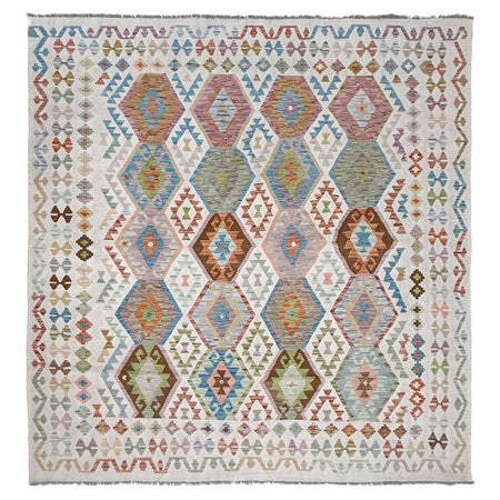 Handmade Multi Kilim Geometric 8x10 ft