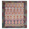 Handmade Multi Kilim Geometric 9x12 ft