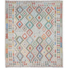 Handmade Multi Kilim Geometric 9x12 ft