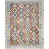 Handmade Multi Kilim Geometric 8x10 ft