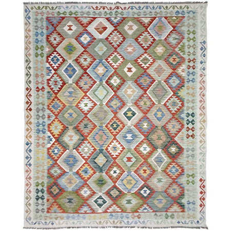 Handmade Multi Kilim Geometric 8x10 ft