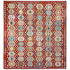 Handmade Multi Kilim Geometric 9x12 ft