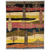 Tree Of Life Area Rug Handmade Multi Floral 4x7 ft