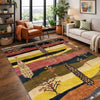 Tree Of Life Area Rug Handmade Multi Floral 4x7 ft