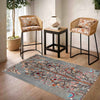 Tree Of Life Area Rug Handmade Gray Floral 3x5 ft