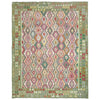 Handmade Multi Kilim Geometric 9x12 ft