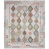 Handmade Multi Kilim Geometric 9x12 ft