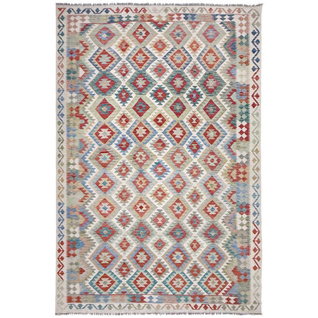 Handmade Multi Kilim Geometric 9x12 ft