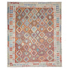 Handmade Multi Kilim Geometric 9x12 ft