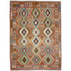 Handmade Multi Kilim Geometric 5x8 ft