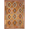 Handmade Multi Kilim Geometric 4x7 ft