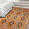 Handmade Multi Kilim Geometric 4x7 ft
