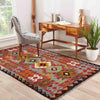 Handmade Multi Kilim Geometric 3x5 ft