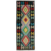 Handmade Multi Kilim Geometric 6' Runner