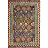 Handmade Multi Kilim Geometric 4x7 ft